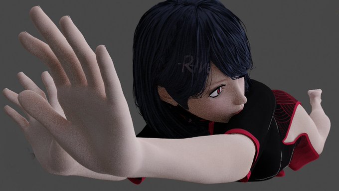 AI絵複雑なポーズの出力テスト 