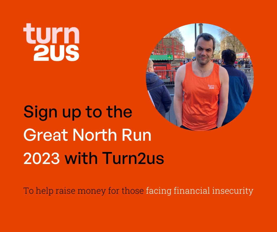 turn2us_org's tweet photo. Smash your New Year’s Resolution this year by joining #TeamTurn2Us at the #GreatNorthRun. Grab your place now and help raise money for those hit hardest by the cost-of-living crisis this year.  https://t.co/857djjkEEg https://t.co/x5ZUZNZ0Xy