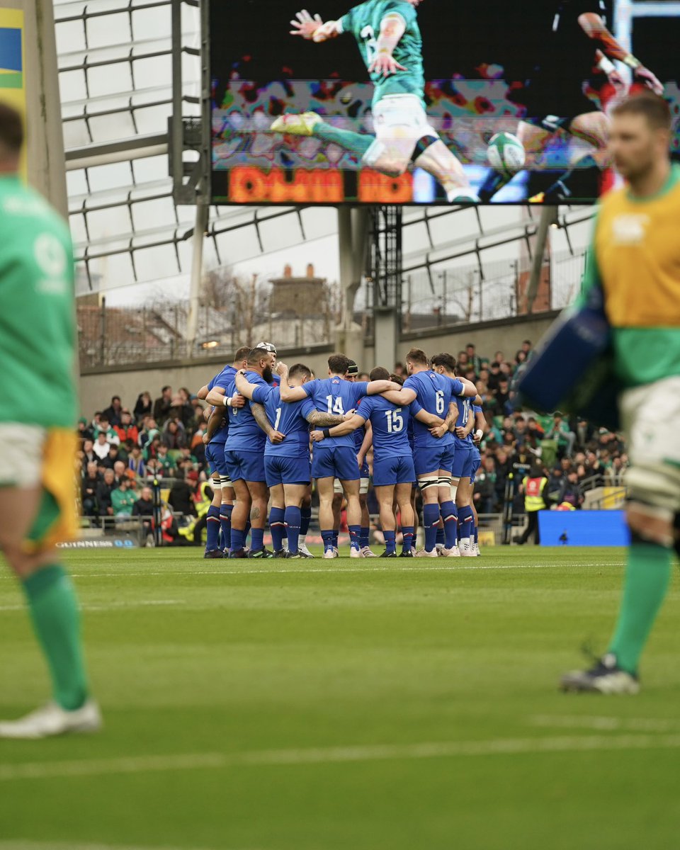 Bravo à tout le groupe pour l'énergie mise dans ce match. Une défaite qui nous aidera à grandir en équipe #IRLFRA #NeFaisonsXV