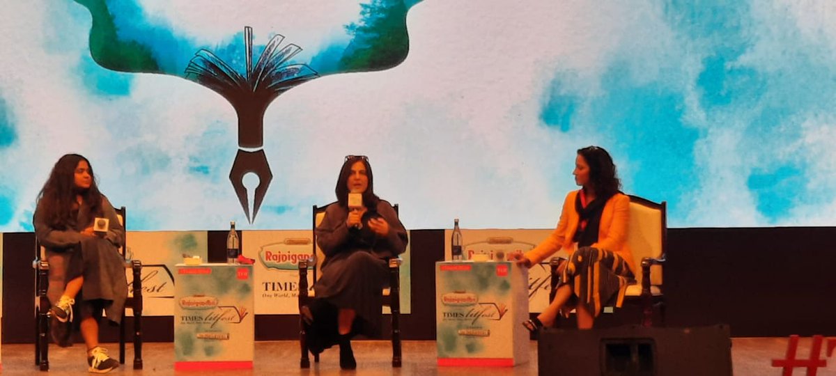 Rupa_Books's tweet photo. Our author @ashwinyiyer in conversation with Juhi Chaturvedi and Priyanka Sinha Jha at @TimesLitFestDel
#MappingLove https://t.co/57DYJf60si