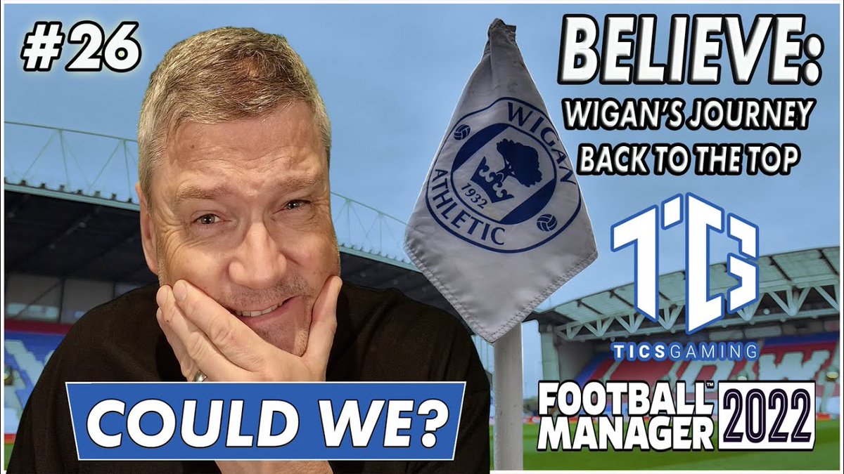 priisek's tweet photo. THE TITLE RUN IN! COULD WE? BELIEVE: WIGAN ATHLETIC | PART 26 | #fm22 #footballmanager #tics
@LaticsOfficial @LaticsGaming 
@TicsTalk #PremierLeague 

👇 LINK BELOW 👇 https://t.co/ifB2Z1alXu