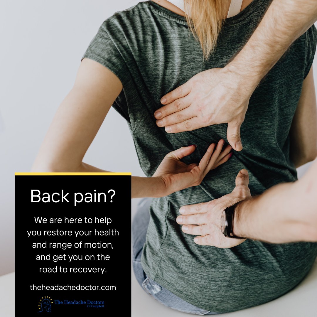 HeadacheOf's tweet photo. Back pain is very common. Daily, about 2% of the U.S. workforce is disabled by back pain, which is the most common reason cited for an inability to perform daily tasks.

We treat all kinds of neck and back pain in addition to migraines. 

👉👉https://t.co/S0a1kpYq9e 
#backpain https://t.co/jPpTDZAH08
