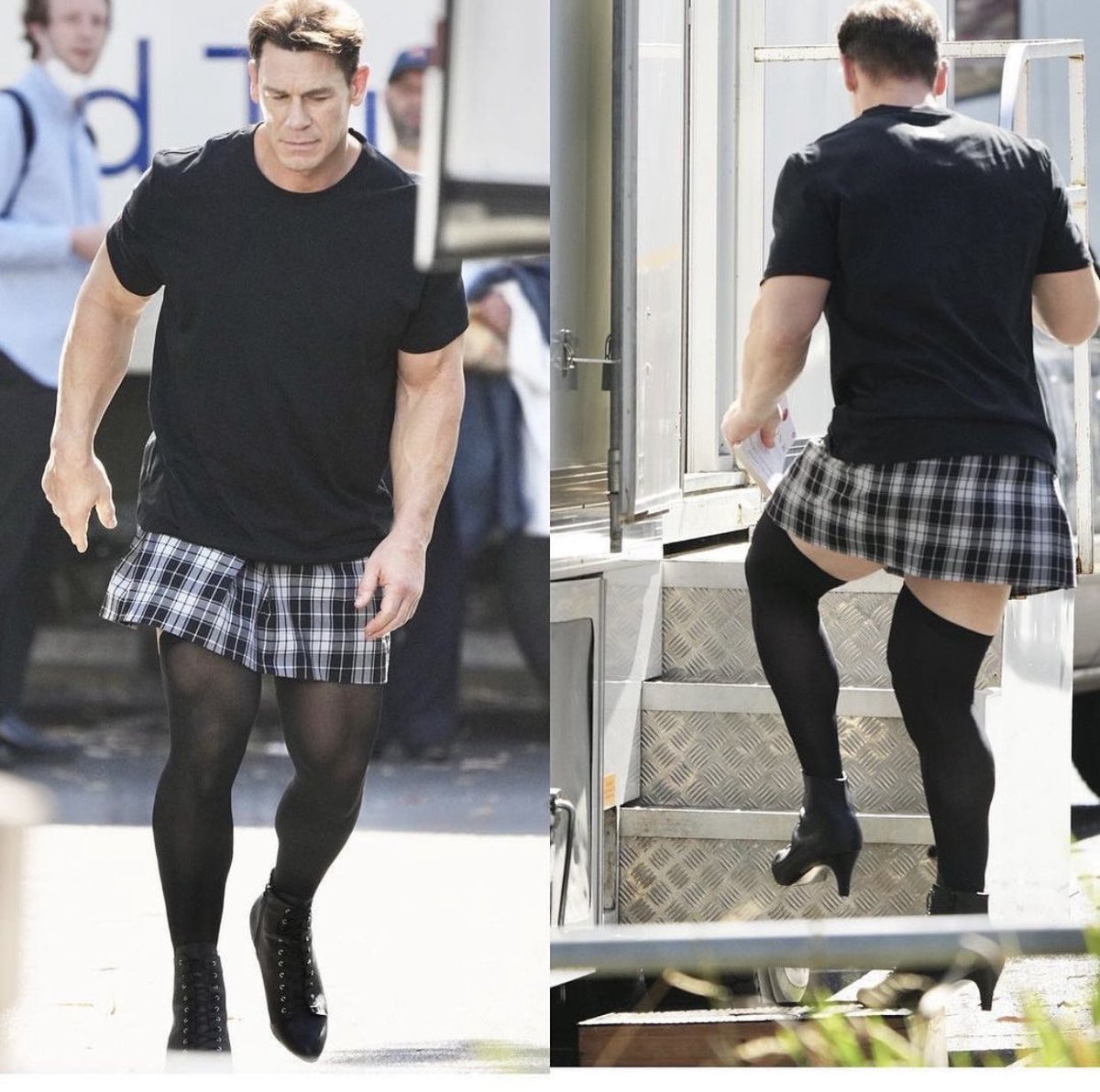 jakeshieldsajj's tweet photo. Is John Cena now a they/them or just enjoy humiliating himself? https://t.co/2Qgrop8Qs6