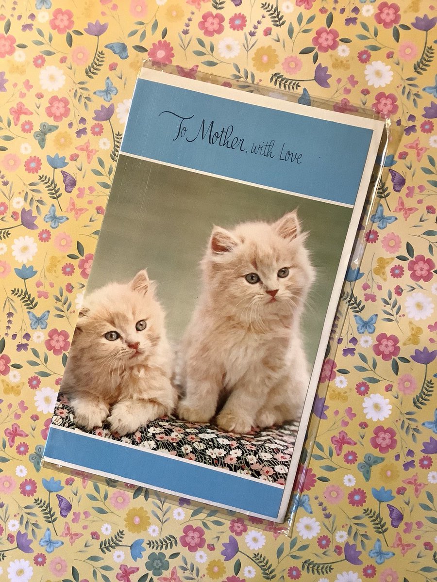 WatsonsVintage's tweet photo. The PURRFECT #Vintage #BirthdayCard for your #Nostalgia and #CatLoving #Mother in my #etsy shop: EXTREMELY #Rare Unused Circa #1950s 'To Mother, with Love' Birthday Card - Cute Cat Photo-Card - Sweet, Sentimental Verse - Cat Lover https://t.co/URka2cZsl2
#CatPhotoCard #CardToKeep https://t.co/9QFbg6kGnB