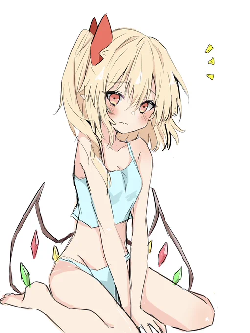 ぺたん座りフランちゃ 