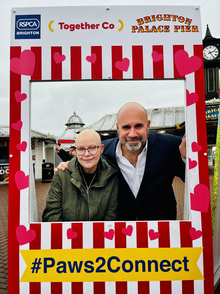 If you’re in #Brighton today come join me, @marcthevet⁩ & ⁦@PeterEgan6⁩ at @BTNPalacePier,⁩ to help us launch the #Paws2Connect campaign with ⁦@RSPCABrighton⁩ & ⁦@HelloTogetherCo⁩ to tackle loneliness with rescue pet adoption. #mentalhealth #animalwelfare