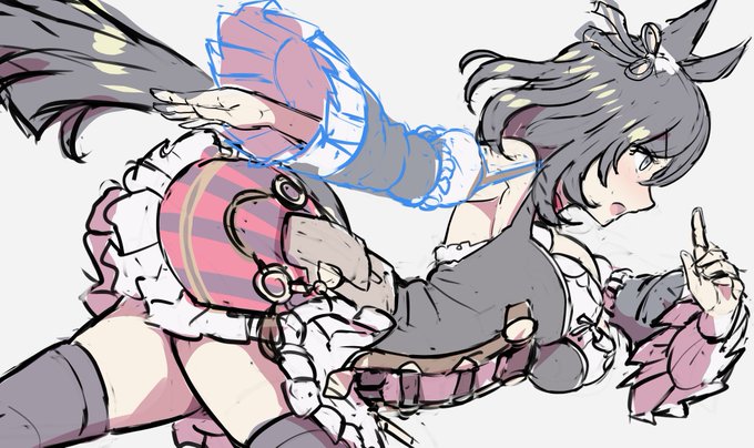 こちらもぼちぼちカラーラフ手直し。カラーラフ～線画まではそこそこ描き込むぶん、塗りはいつもよりステップ少な目の予定です。 