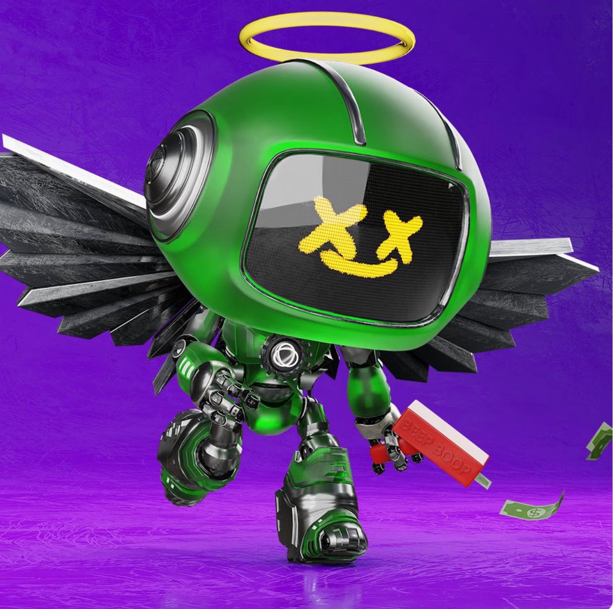 Want to win this <a href="/BeepBoopBotz/">Beep Boop</a> #8494 

🔋 Like | RT &amp; Tag 3 
🔋 Turn On The 🛎️ 
🔋 Follow us &amp; <a href="/CMilly11/">Milly</a> 

( Winner Picked In 48 Hours! ) GO!

* Whoever buys the most Botz in the next 48 hours will be our co giveaway host next time!