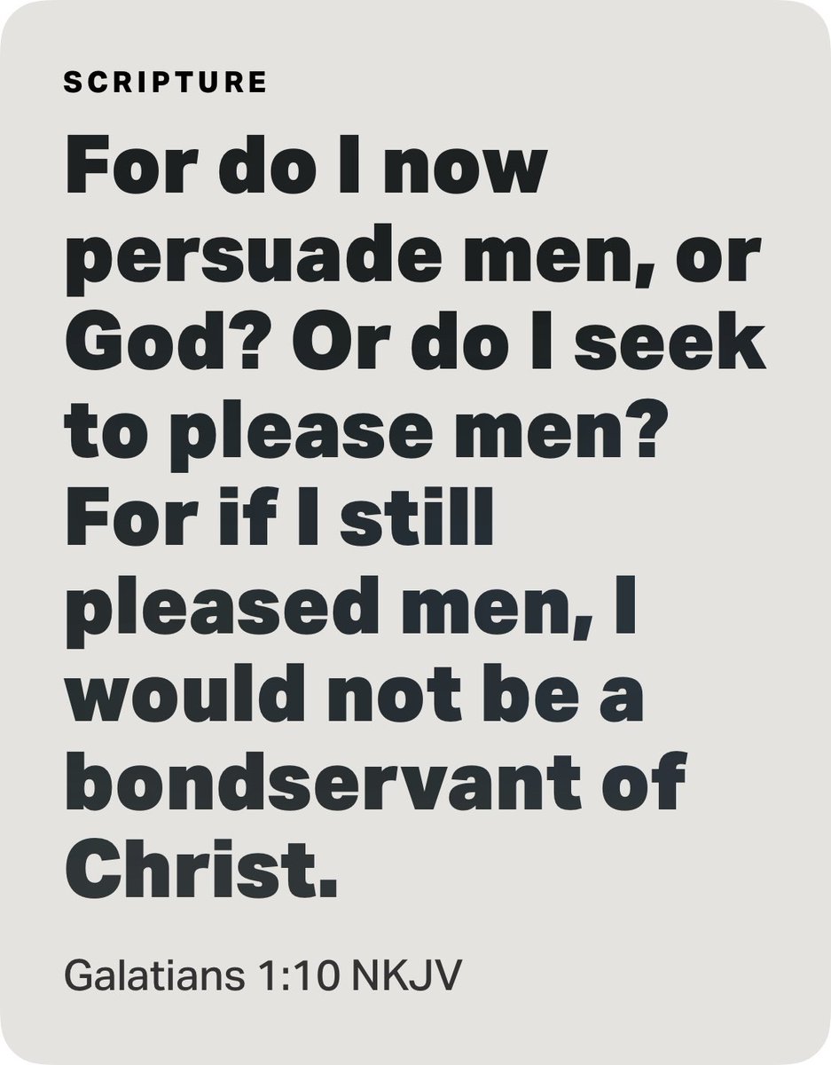philomeamiles's tweet photo. Galatians 1:10 KJV https://t.co/XEaGrIlpMr https://t.co/e2yU7BSI33