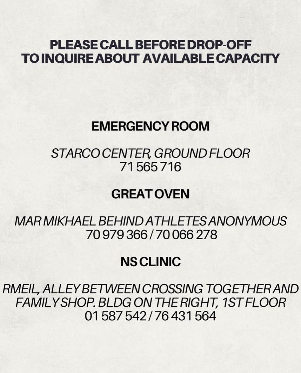 A consolidated campaign from Beirut to Syria