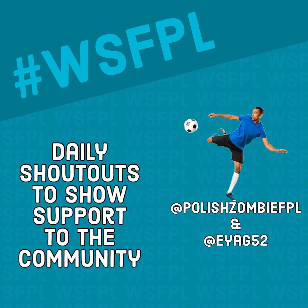 FPL_PZ's tweet photo. 🚨 #WSFPL #DailyShoutout 🚨

👑@Garebsky
1️⃣@fpl_corberan
2️⃣@fplkea
3️⃣@BreatheFPL
4️⃣@FPL_Greyhound
5️⃣@FplTop
6️⃣@rammyfpl

⭐ Special mention ⭐ 

🔥 @fplplannerau 🔥

✅Follow all accounts and grow✅

🔄Reetweet will be appreciated🔄

#FPL #FPLCommunity #GW23 #WeGrowTogether https://t.co/oKJvKaMel9