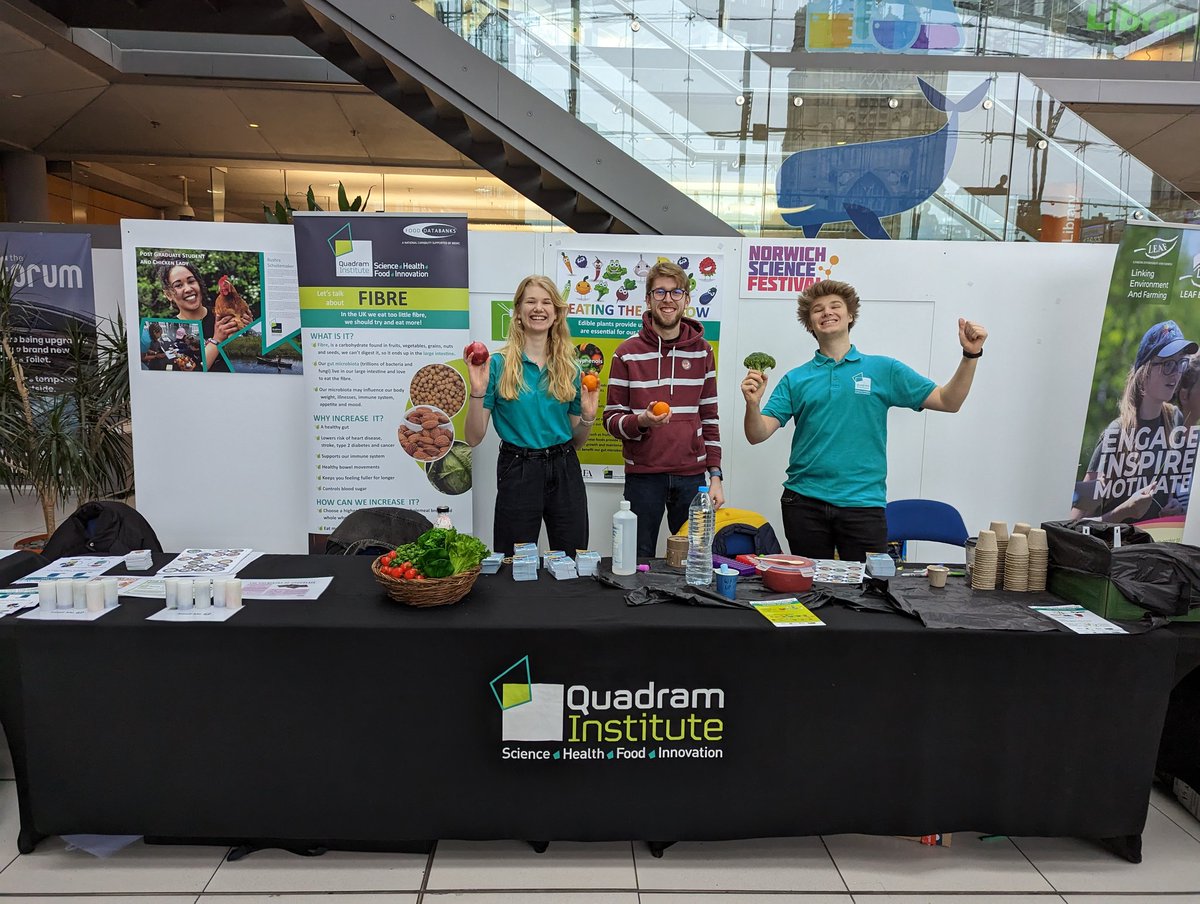 Come see me @HaarhuisJulia and @tomhunt98 at the @NorwichSciFest today, we have a range of amazing activities on our 'Eating The Rainbow' stand 🌈  
#plantbasedfood #STEM #NorwichSciFest

@EDESIA_PhD @wellcometrust