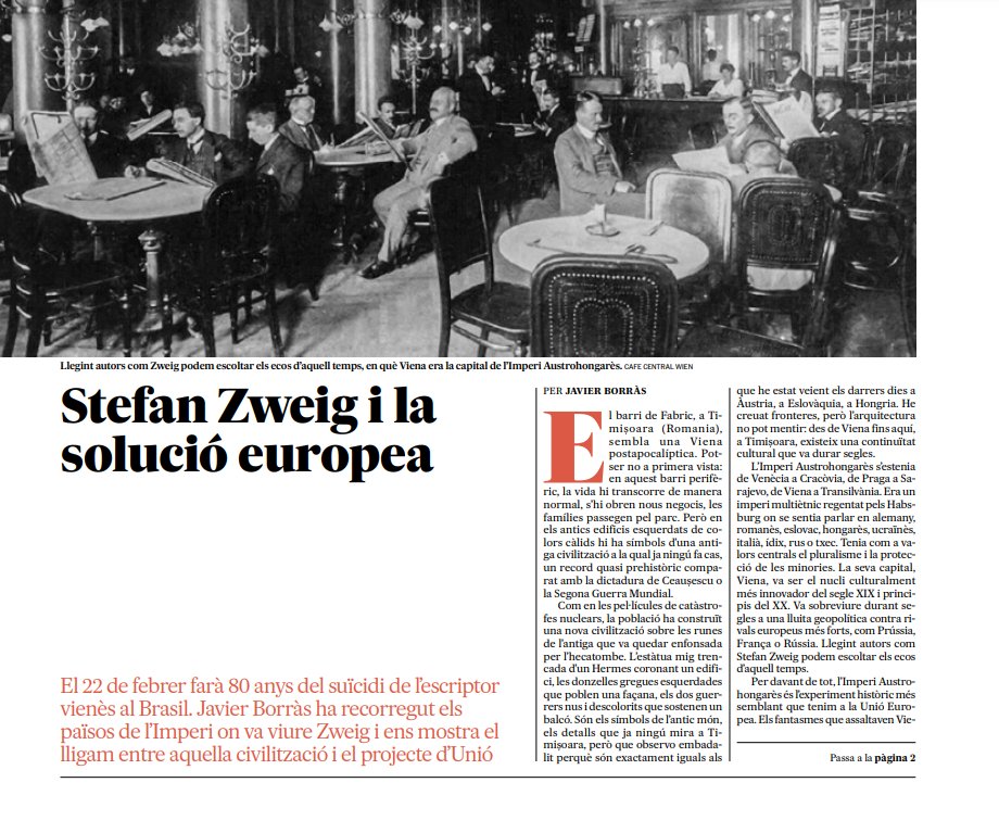 Fa mesos vaig viatjar per terres de l'antic Imperi Austrohongarès (Àustria, Eslovàquia, Hongria, Romania).

Hi ha molts paral·lelismes entre aquell vell imperi i l'actual Unió Europea.

De fet, crec que Europa hauria de seguir la via austrohongaresa.

Escric al <a href="/quadern_elpais/">Quadern</a>: