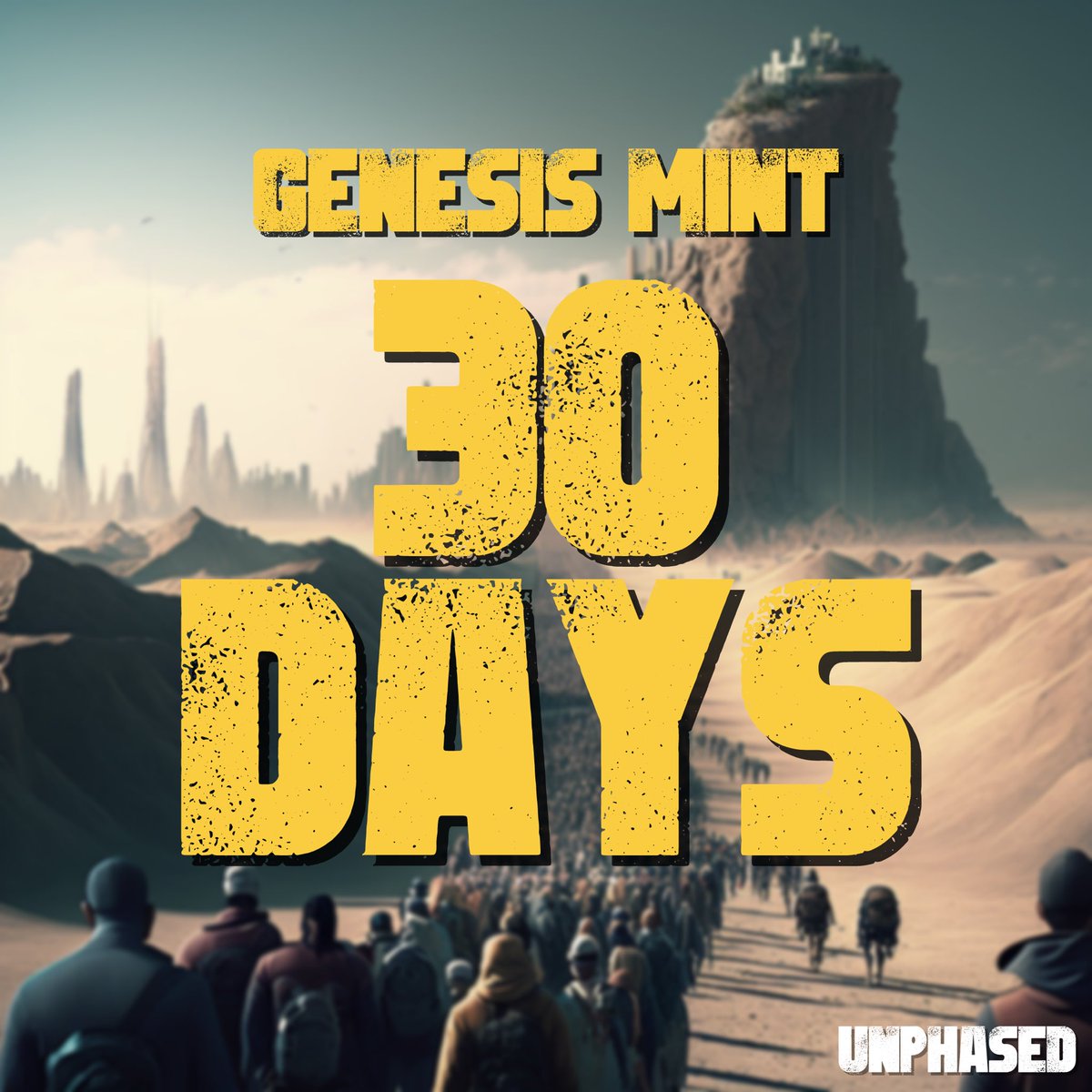 UnphasedNFT's tweet photo. 30 DAYS until our GENESIS mint! 🌵

WL ARE RUNNING OUT FAST! 👀
Only 150 remain. 

Interact to win 📜

#CNFTGiveaway #CNFTCommunnity #CNFT https://t.co/Qxogv2ptPT