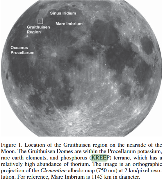 LucasSa54749430's tweet image. Human exploration of the Gruithuisen Domes
By Sarah E. Braden &amp;amp; Mark S. Robinson @ASU 
Science objectives for the mission include: determining the nature of the domes, identifying and measuring the distribution of KREEP- and thorium-rich materials.....
researchgate.net/publication/25…