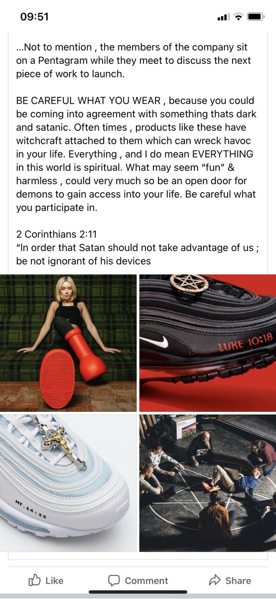 From the moment i seen this boots i knew sumn was off, lets not forget about the 'red shoe club'. This world is so messed up and you're wondering why these boots are the hot topic rn hmmmm🤧
