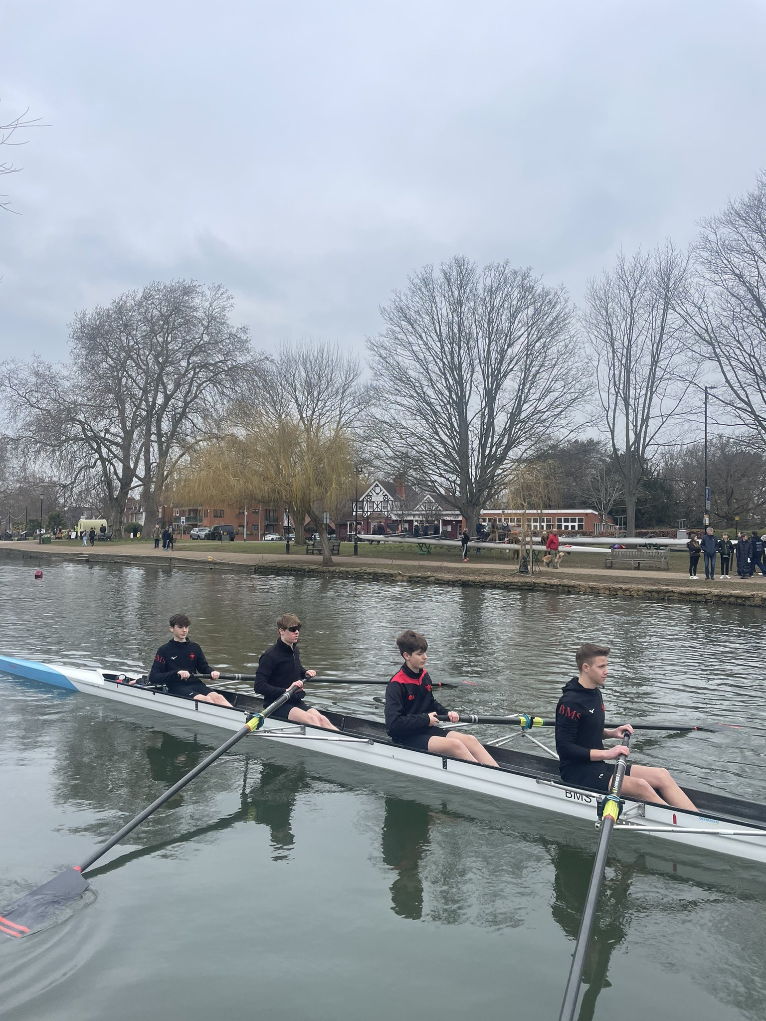 Rowing Bedford Modern School on Twitter "J15 4+ on the water ready