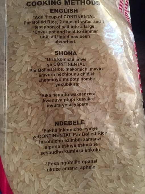 This Ndebele interpretation is undermining Isindebele .This is mockery &amp; derogatory. This company doesn't respect Isindebele and Ndebele people. Zim has 16 language.
It was better if they never attempted. 
Faka
Inkomitsho 
Ukhezo not even isipunu.
Sesawudo/itswayi
Pheka 
Ophansi