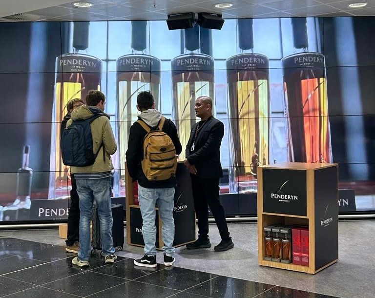 Penderyn team at Birmingham Airport’s <a href="/WorldDutyFree/">World Duty Free</a> store every day this month, offering tasting sessions, 8am – 3pm (until 10pm on Fridays). 

Exclusive travel retail Penderyn Faraday plus Penderyn Sherrywood and also Legend from our Dragon Range. <a href="/bhx_official/">Birmingham Airport</a> #Wales #Whisky