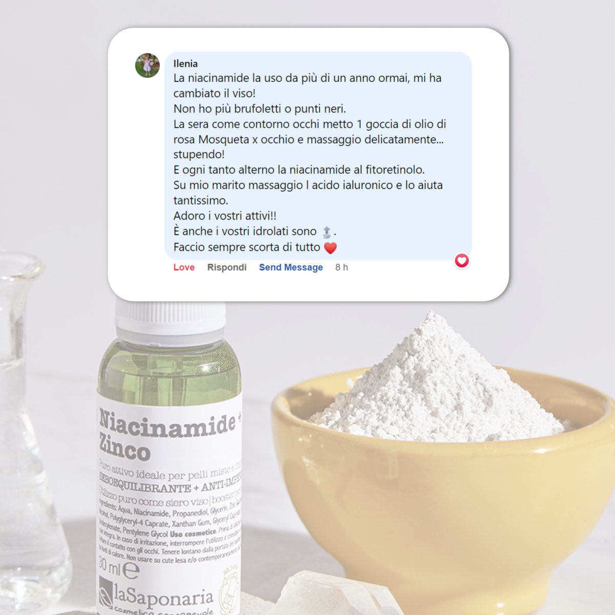 Grazie per i vostri messaggi e commenti splendidi! 💚
Trovate tutti gli Attivi Puri con il 10% di sconto fino al 14 febbraio 🎉

#lasaponaria #niacinamide #attivipuri #oliodirosa #rosamosqueta #acidoialuronico #skincare #beautyroutine