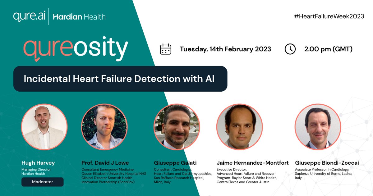 Chest X-Rays are a widely available, cost-effective #radiology tool. But how can they play a crucial role in detecting #HeartFailure? 
Hear a panel of experts discuss how #AI enabled CXR screening tools are helping identify🫀failure signs &amp; aiding in incidental detection.