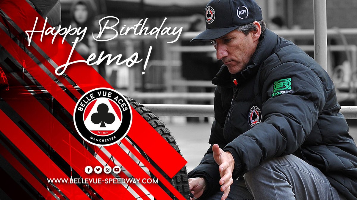 TheAces's tweet photo. HAPPY BIRTHDAY! 🎉 | Many happy returns to our CEO, and boss of the Belle Vue 'ATPI' Aces, @SkidMark73! ♣️ https://t.co/3s17QXDOwr