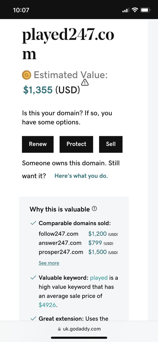 LewisLFIF's tweet photo. https://t.co/JJyoRgjHb5 for sale on GoDaddy auction.
#GoDaddy #godaddyauction #Domains #domainsforsale #domainname https://t.co/muCZCffXGJ