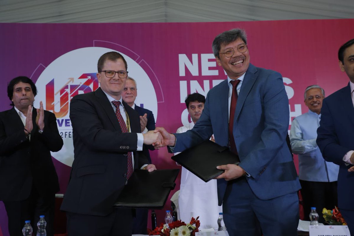 NIAirport's tweet photo. Delighted to have partnered with Air India SATS to develop a multi-modal cargo hub at #NIAirport with integrated facilities and seamless processes to support the logistics industry in North India. https://t.co/1pe7hqa1EC