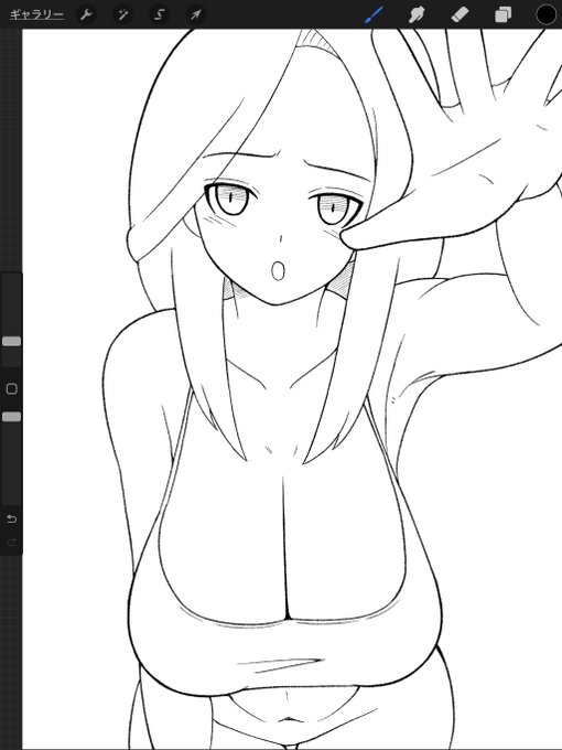 線画。

オリキャラだし塗るか悩む。 https://t.co/Jsc23E9DCE 