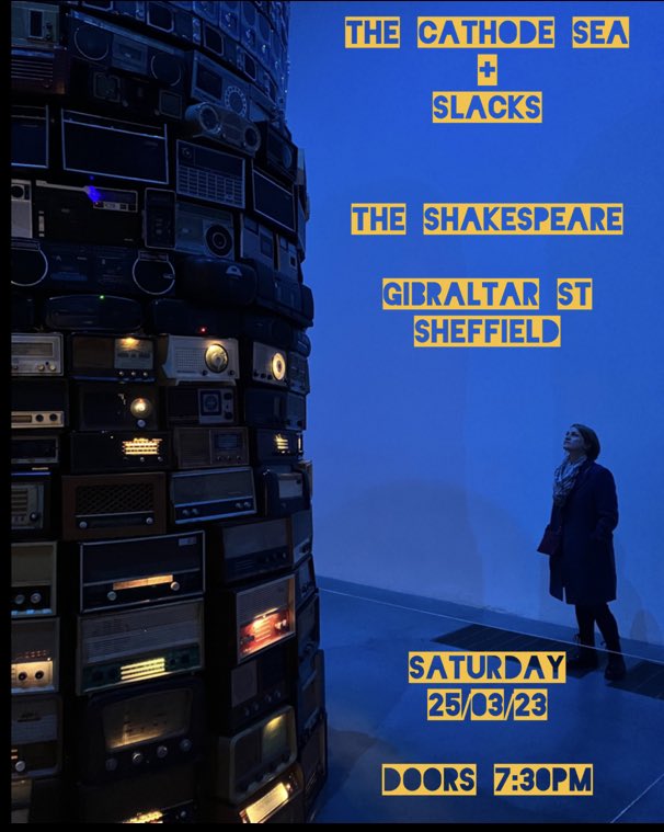 We are excited to let you know the date of our next Sheffield live performance.. Saturday 25th March…doors open 7:30pm &amp; we have special guests Slacks supporting us.. it’s FREE and promises to be a great night.. please come &amp; bring all your friends!