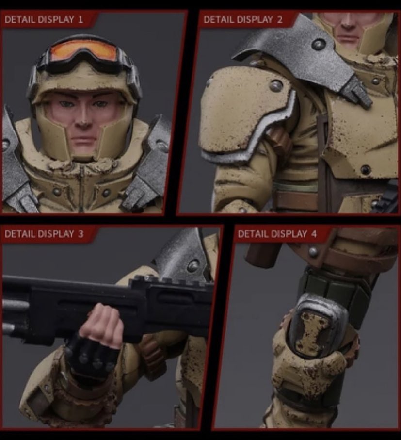 PoliplasticPod's tweet photo. Marauders Ranger Unit 1
“Los Merodeadores son una unidad emitida con armadura reforzada y armamentos de asalto, creada para profundizar en la guarida del león y detener las incursiones de los Antípodas en las regiones fronterizas de USAriadna” #Inifinity #JoyToy https://t.co/jaubhG4WAU