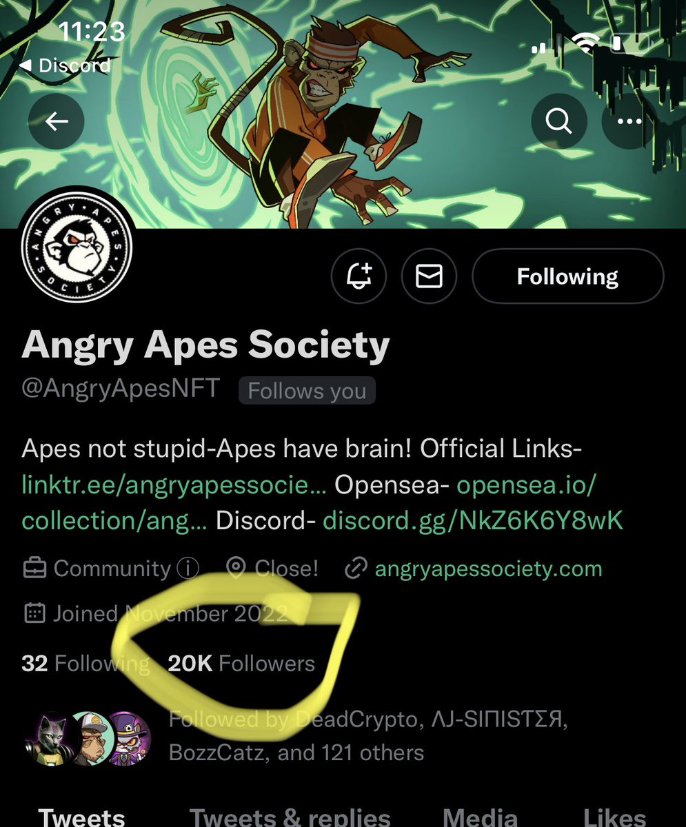 88 (@0x8x8x_) on Twitter photo 🥶🎉 Huge congratulations to <a href="/AngryApesNFT/">Angry Apes Society</a> on 20k organic followers with no paid promo like most! #Transparency #AngryApesSociety 🥶🎉 Huge congratulations to <a href="/AngryApesNFT/">Angry Apes Society</a> on 20k organic followers with no paid promo like most! #Transparency #AngryApesSociety