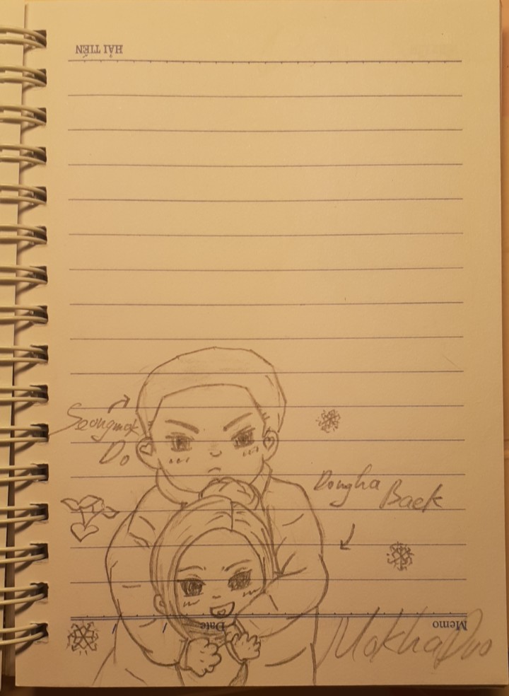 Camcam333__'s tweet photo. Biến 2 đứa côn đồ trở thành 2 em bé chibi 🐻🦊

#MokhaDuo #SeongmokDo #DonghaBaek #WeakHero #sketch #OTP https://t.co/EEmPH7bb8i