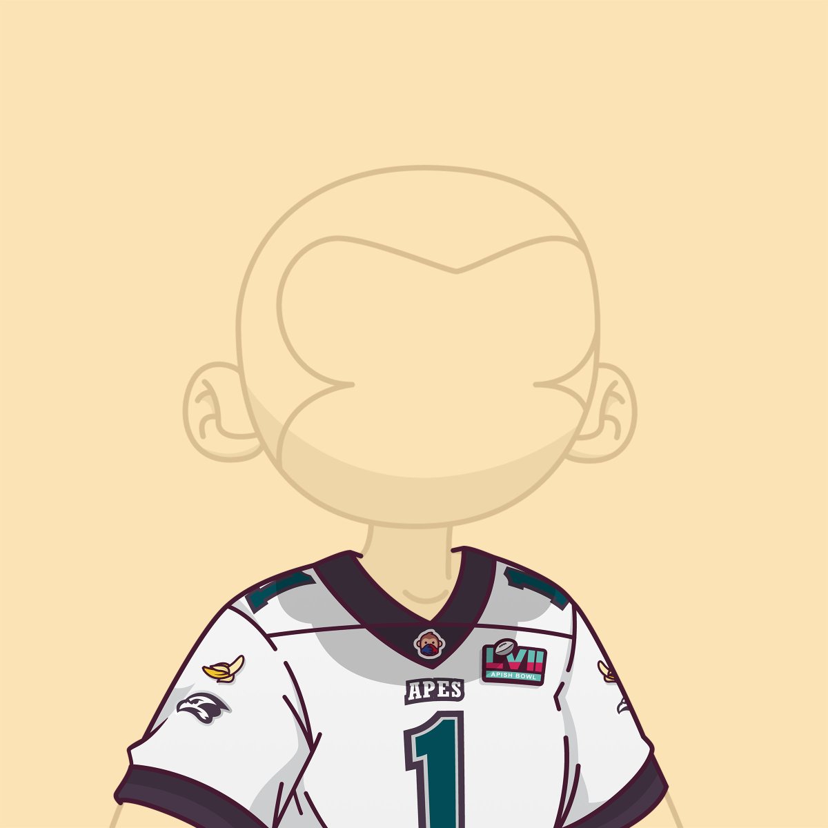 coldpilled's tweet image. Apish Bowl airdrops are complete!

Can't wait to put this Eagles jersey on one of my apes.

You all better show me your trait-swapped apes tomorrow!

🐵🏈