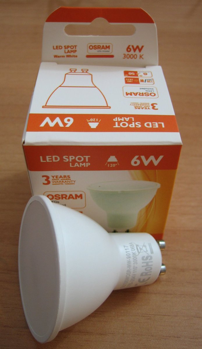 blogbombillas's tweet photo. #Bombilla #led #Ledbox GU10 6W 550 lm 3000K 120º con Chip Osram
https://t.co/9EBR6JAmgY
Bombilla que da gran cantidad de luz con un ángulo amplio, pero no es creíble que monte leds de 150 lm/W y además emite muchísimas interferencias y hay demasiadas incongruencias en los datos https://t.co/3UdrLIG5OI