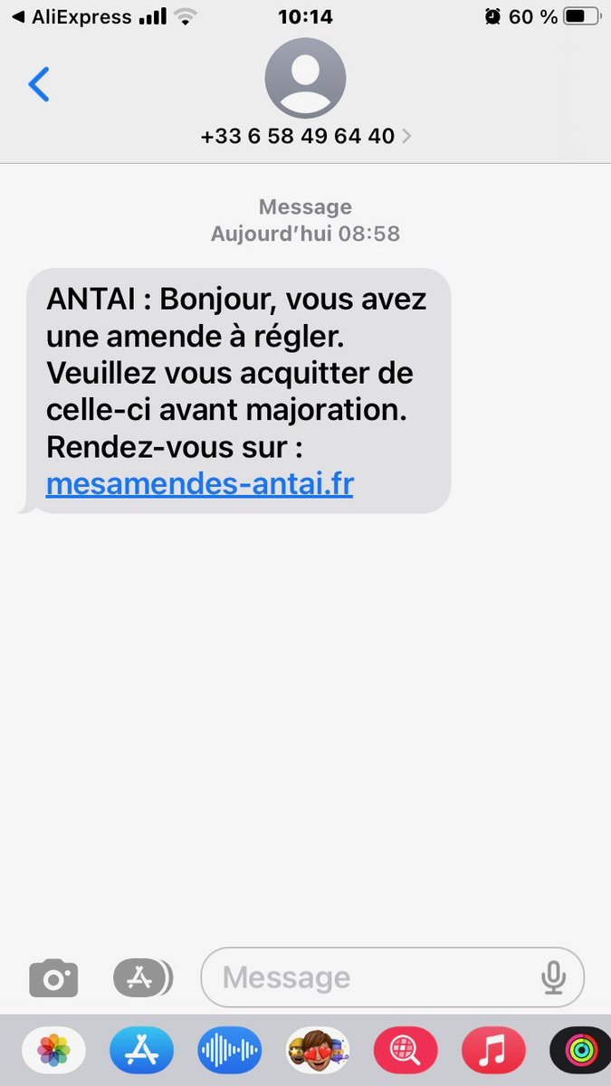 PoliceNat67's tweet image. Inutile de préciser que ceci est une #arnaque!
Ne répondez jamais à ce genre de  message!