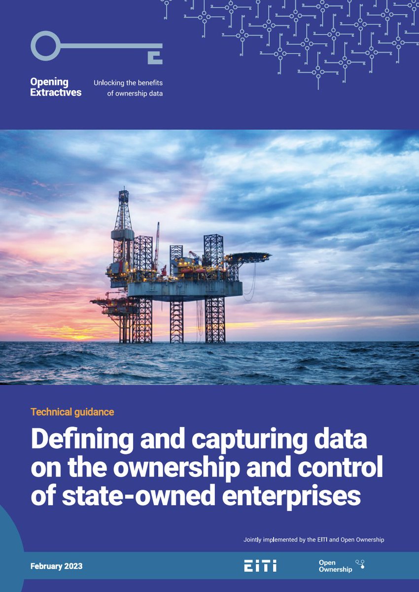 Stephen Abbott Pugh (@stephen_abbott) on Twitter photo Defining and capturing data on the ownership and control of state-owned enterprises
New technical guidance by Emma Howard of <a href="/opendatacoop/">Open Data Services</a> and myself, produced as part of <a href="/EITIorg/">EITI International</a> and <a href="/OpenOwnership/">Open Ownership</a>'s joint #OpeningExtractives programme
openownership.org/en/publication… Defining and capturing data on the ownership and control of state-owned enterprises
New technical guidance by Emma Howard of <a href="/opendatacoop/">Open Data Services</a> and myself, produced as part of <a href="/EITIorg/">EITI International</a> and <a href="/OpenOwnership/">Open Ownership</a>'s joint #OpeningExtractives programme
openownership.org/en/publication…