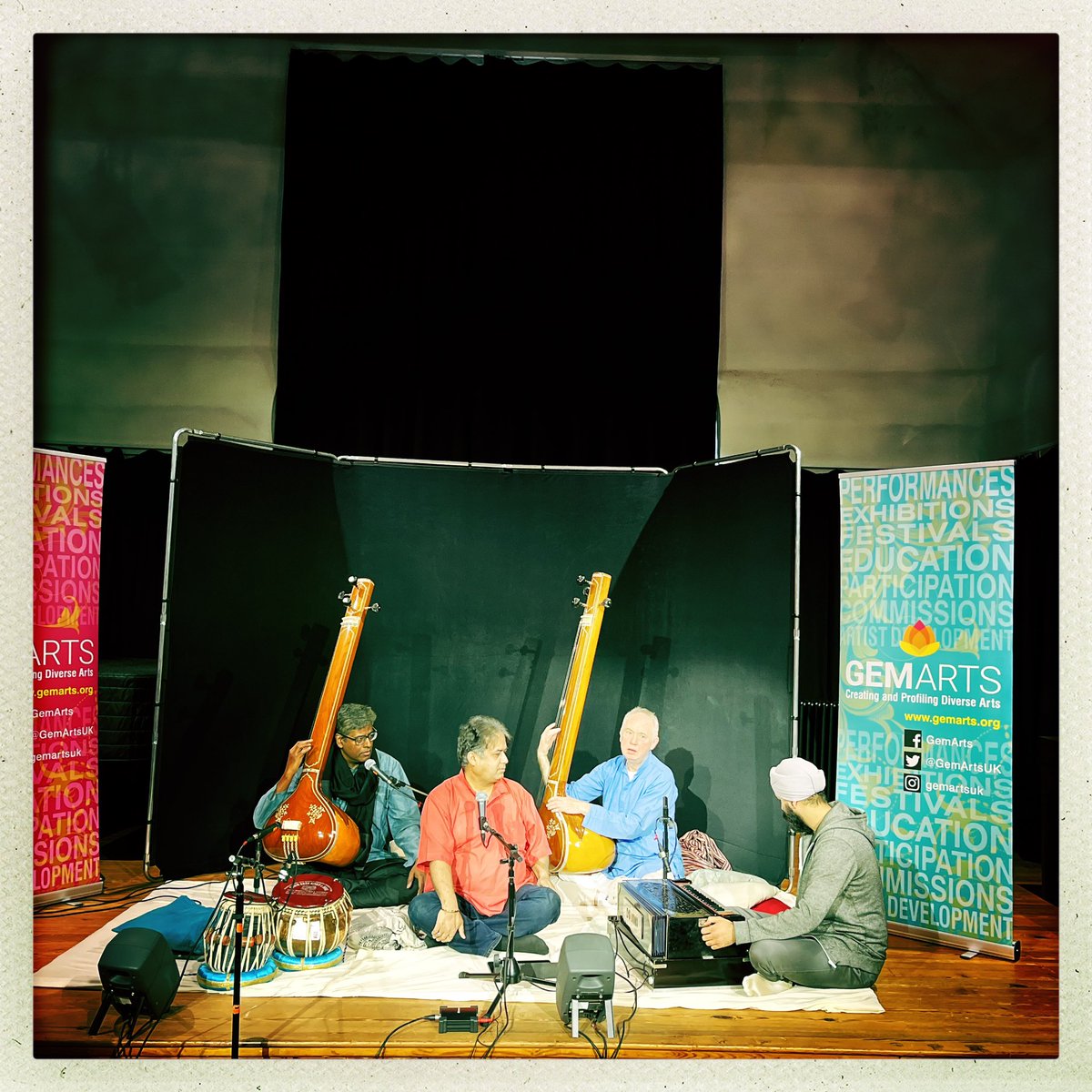 GemArtsuk's tweet photo. Come join us at @MusicDurhamUni music department for day 2 of #IndianSpringColours  with beautiful morning ragas at 11am with khyal singer Vijay Rajput accompanied by @tablashahbaz on tabla and @kavirajsingh_ on harmonium. Info 👉🏽https://t.co/jTsYQa9bDV https://t.co/1gof9PTOB6