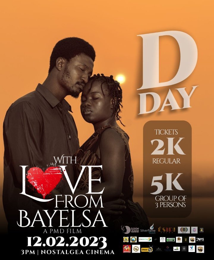 kickinitwitkala's tweet photo. @PMDAxedit The Director of the movie @WithLFBayelsa "With Love From Bayelsa" drops little tea about the movie premiering today at The Nostalgia Cinema. 
#kickinitwitkala #wlfb #withlovefrombayelsa https://t.co/lZLAZ8GFtx