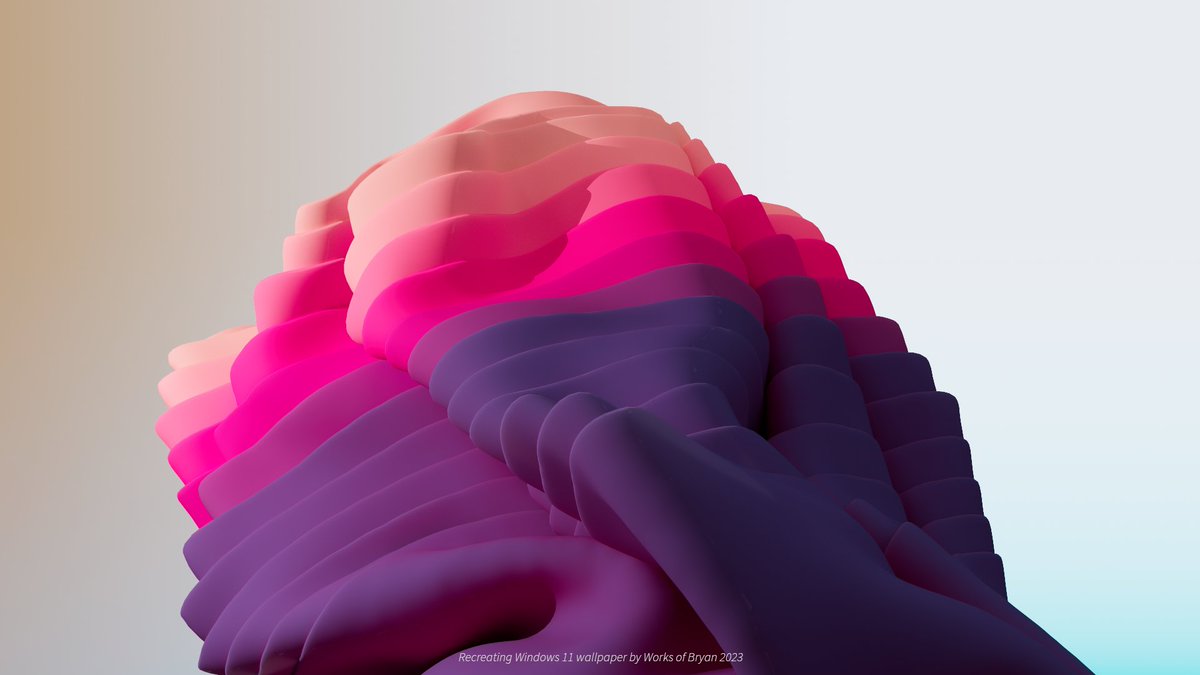 worksofbryan's tweet photo. Recreating Windows 11 Wallpaper by #worksofbryan
#3dart #Windows11 #houdini #pinoyartists https://t.co/j1I2vn6R2n