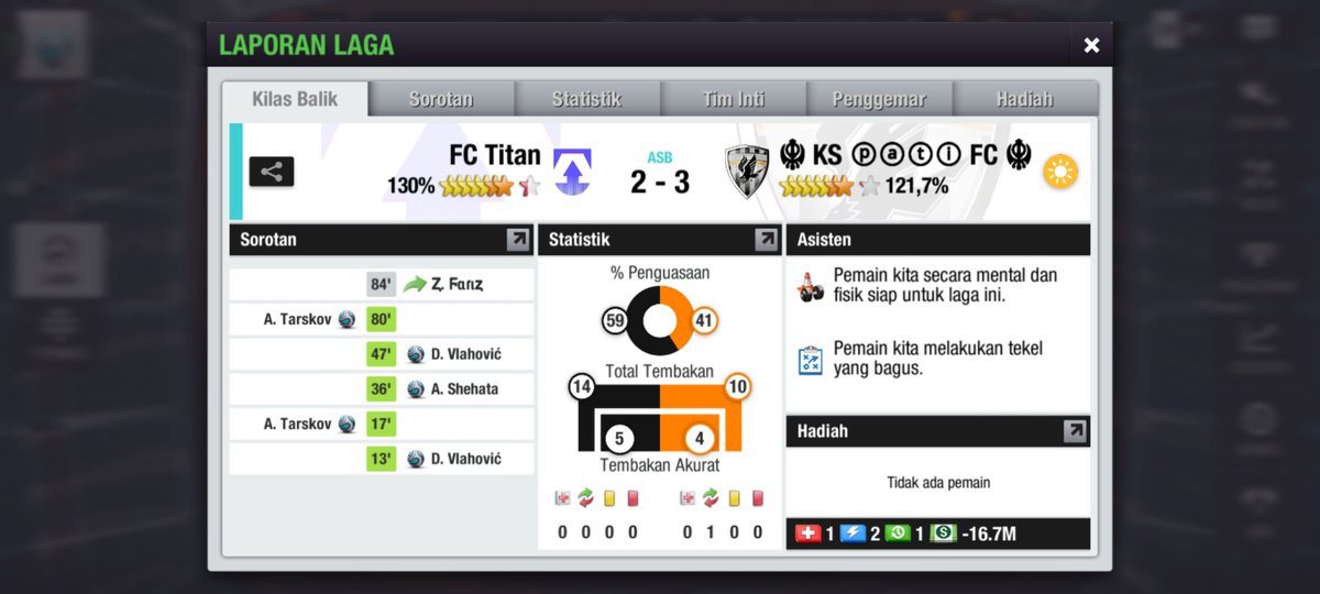 彡KS ⓟⓐⓣⓘ FCミ#TopEleven tweet media