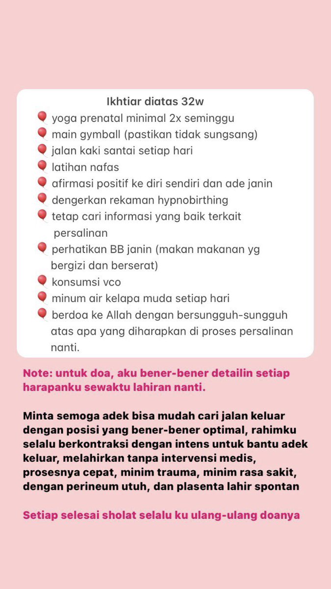 izkarasc's tweet image. Halo sender, kebetulan aku habis lahiran.
Gak harus, dan bisa diusahakan biar gak robek.
Alhamdulillah perineumku utuh, gak sobek/ sengaja disobek..

Aku taruh disini tipsnya ya, semoga bermanfaat.