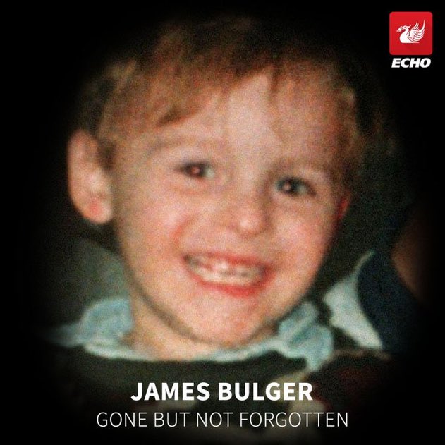 30 years ago today since James Bulger murder.. 

Never be forgotten 

Rip James 💔🌹 #JamesBulger
