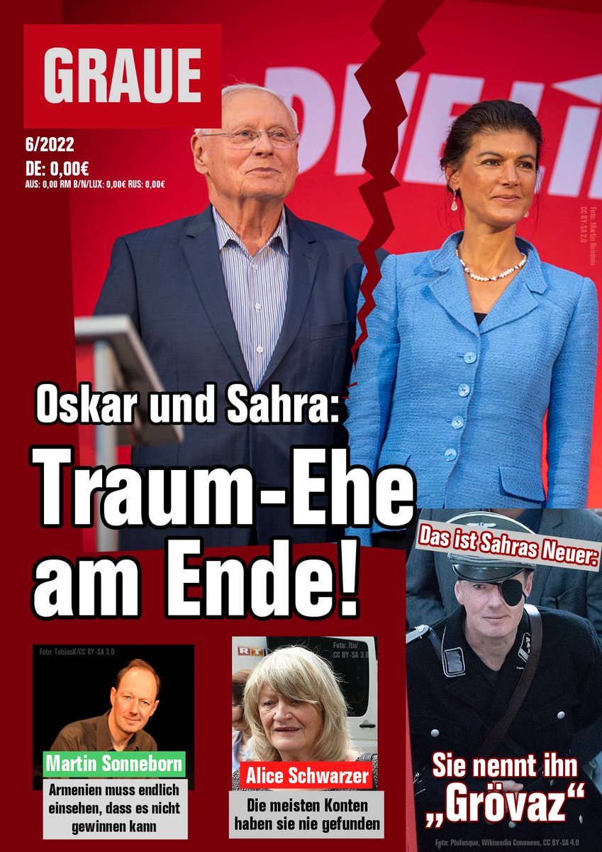 Die GRAUE: Die neueste Zeitschrift aus dem UWE-Verlag. Demnächst an jedem Kiosk von Saarbrücken bis Stalingrad.