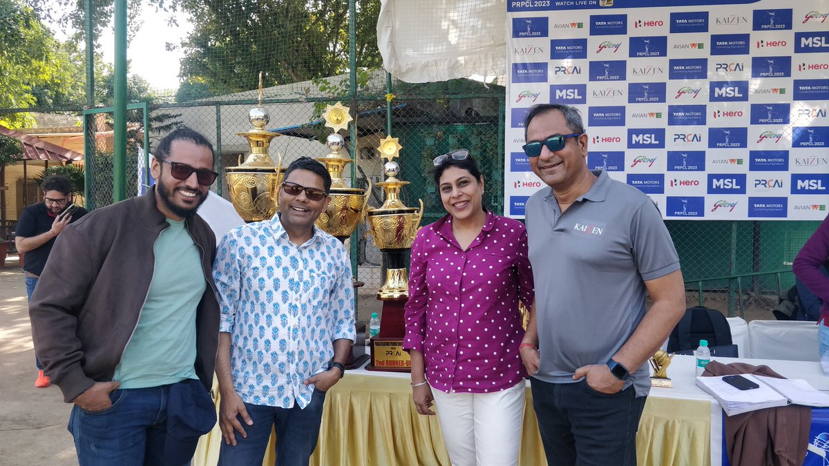 TweetsAnup's tweet image. Sunny times at the #PRPCL2023. 

 #PRideOfCricket #WeArePR #PRCAI #PRCAICric