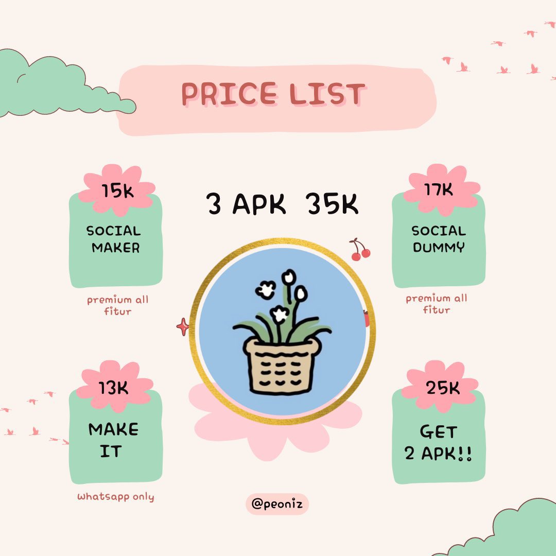 A: jual aplikasi au social maker dummy make it tweet media