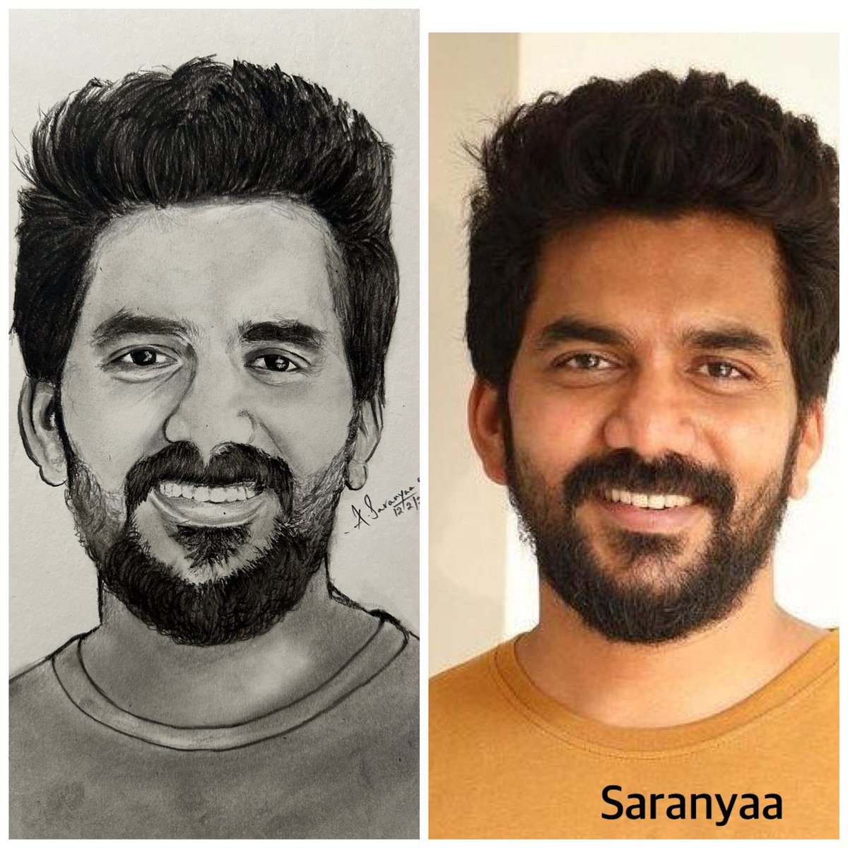 Saranyaa2507's tweet photo. Drawing Vs Reference of our #Dada @Kavin_m_0431 ❤️😍🫶🏼🥰 jeichitom Maaara❤️🤩🫶🏼 #DaDaReview #DadaBlockbuster #DadaFDFS #DadaMovie @Kavin_m_0431 ❤️ Wish to give this portrait in person❤️🫶🏼🥹
@KavinFansTeam @KavinFansClub https://t.co/SzeXqtQ3WL