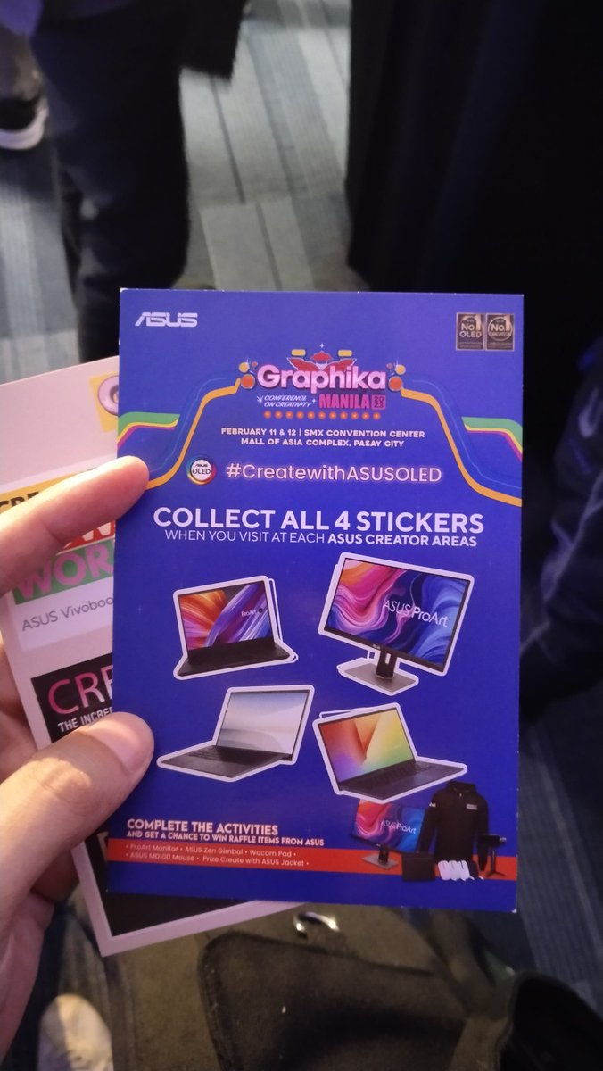 marklorica_'s tweet image. Let&apos;s go!
#ASUSOLEDatGraphikaManila2023
#GraphikaManila2023