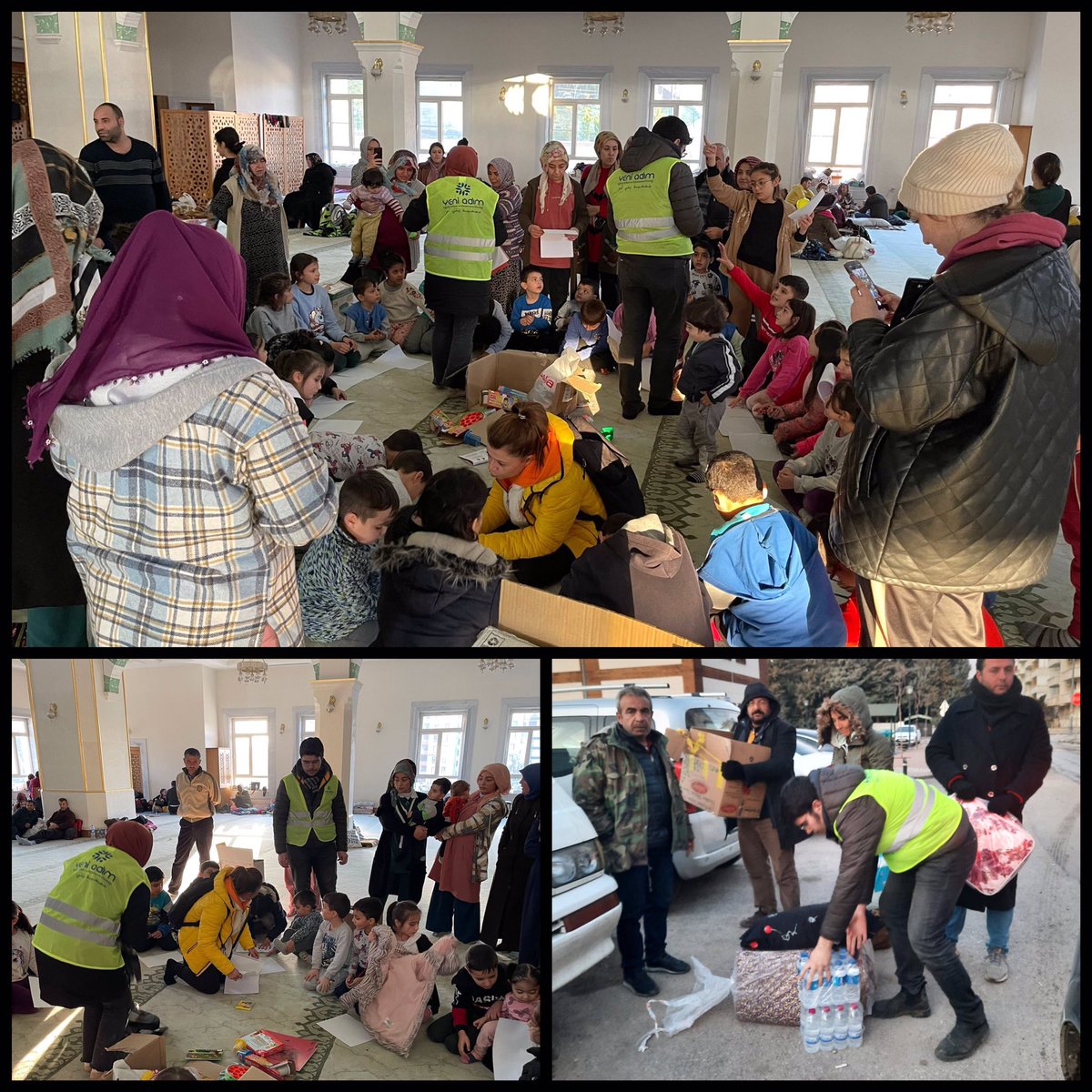 BK_Nazilli's tweet photo. Yardım tırlarımız Gaziantep Uğur Okullarında. İhtiyaç sahiplerine dağıtımları başladı. Yardımlarınız İçin herkese teşekkür ederiz.❤️💙#bahçeşehirkoleji #nazillibahçeşehirkoleji #günbirlikgünü #yaralarımızıberabersaracağız #deprem https://t.co/Sfg6frpvcz