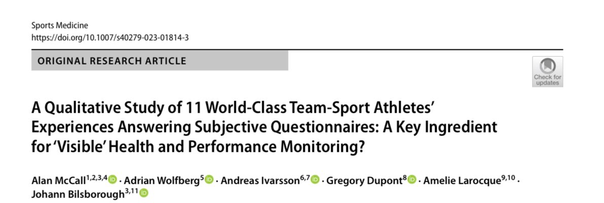 ArsenalEvolve's tweet photo. What motivates athletes honesty to subjective monitoring?

Responses may be driven by emotions invoked in response to the behaviours &amp; actions of perf staff. Negative emotions fostering dishonesty &amp; positive encouraging honesty

Free👉 @SportsMedicineJ 
https://t.co/OJcQC78iJE https://t.co/YR9F9CcKY0